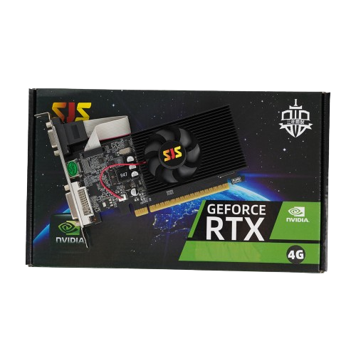 Tarjeta de video SJS GeForce RT730 4GB DDR3, 128 bits, 1333Mhz, HDMI, DVI, NVIDIA