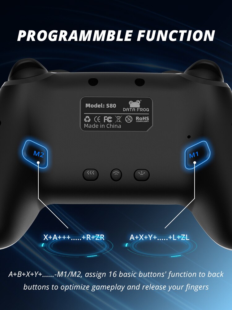 Control Joystick Data frog para Nintendo Switch/PC/Android/IOS