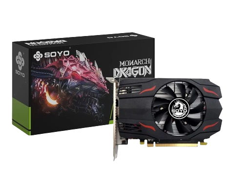 Tarjeta de video SOYO GPU AMD Radeon RX550, 4G, GDDR5, 128Bit, 14nm, PCI-E 3.0