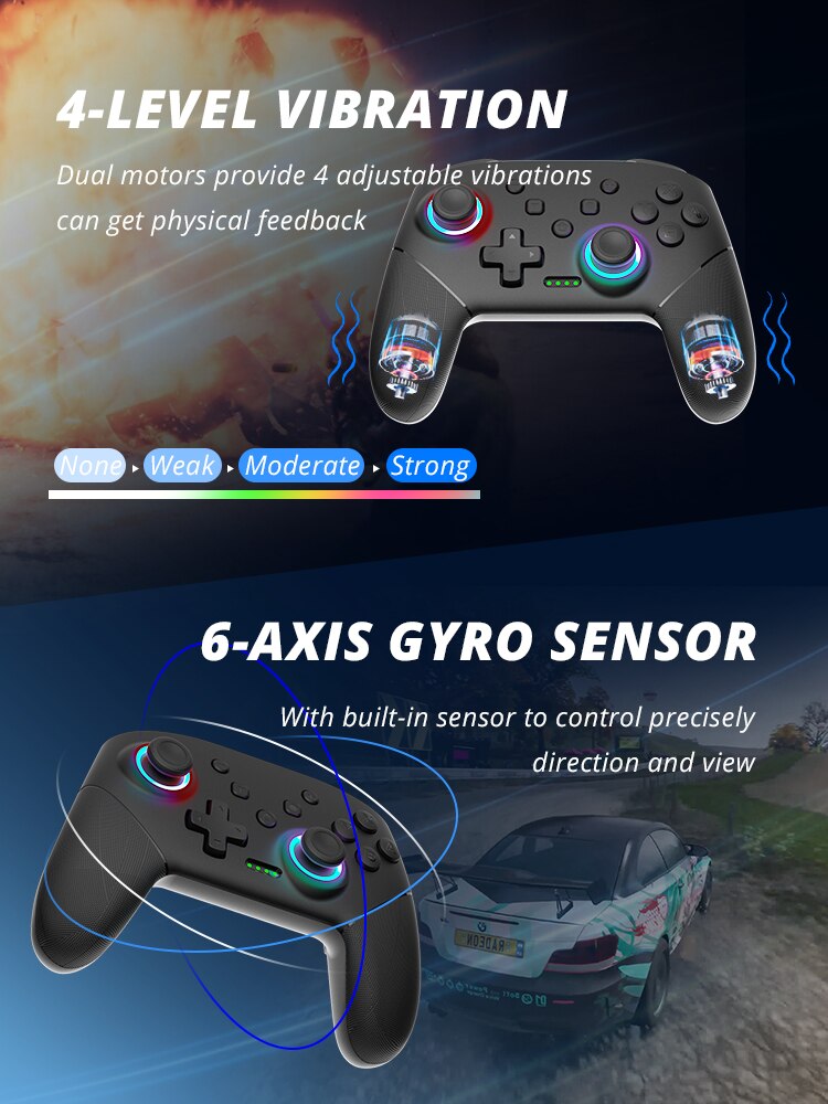 Control Joystick Data frog para Nintendo Switch/PC/Android/IOS